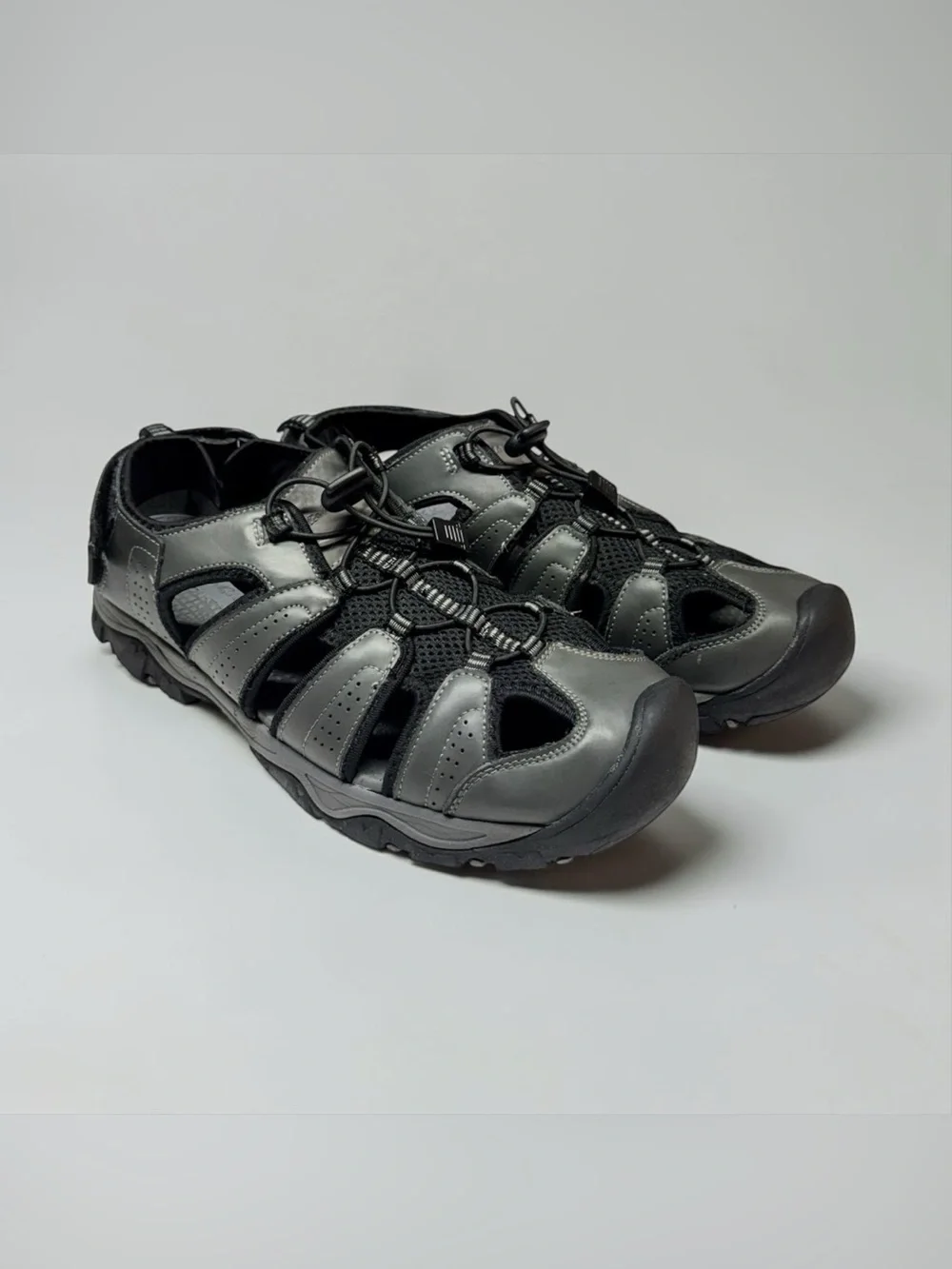 Eddie Bauer Mens Fisherman Sandals Size 12 Coastal Resort Utility Beach Euro Sum